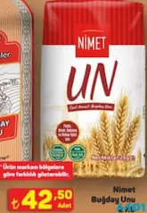NİMET BUĞDAY UNU 2 KG fiyat ve kampanya bilgisi